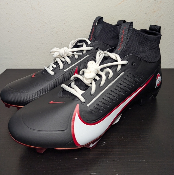 Size 11.5 Wide Nike Vapor Edge Pro 360 Ohio State PE Football Cleats FJ6381-007 main image 5